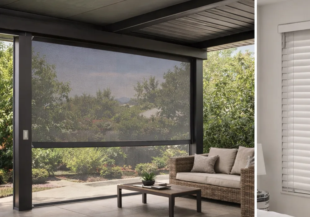 Motorised Exterior Zip Screen Shading System