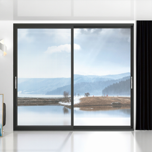 Double Glazing Tempered Glass Aluminum Window System