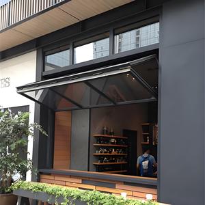 Aluminum Window Customized Style Powder Coated Balcony Folding Bifold Windows