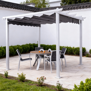 Modern Sun Shade Outdoor Aluminium Retractable Canopy