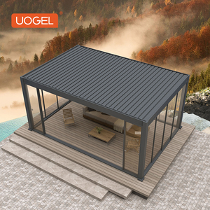Luxury Outdoor Motorized Bioclimatic Rainproof Pergola