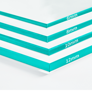 1/2 Inch Thick Tempered Reflective Glass Walls