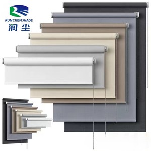 Customized Built-In Blackout Wifi Control Shades Dual Tuya Zigbee