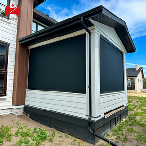 Heavy Duty Zip Shade Outdoor Wind Blinds Patio Zip Screen