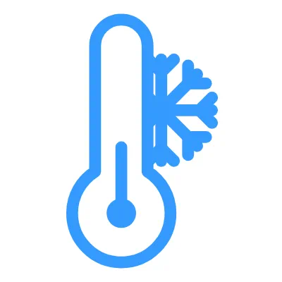 Thermal break insulation icon