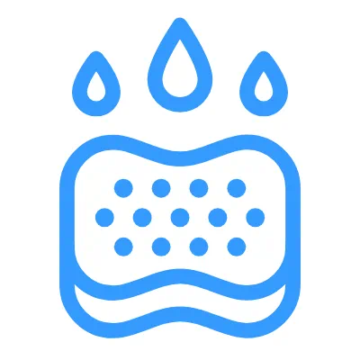 Weatherproof drainage icon