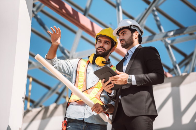 General Contractors at construction site